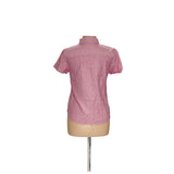 Tommy Hilfiger Pink Cotton Button-Up Women's Top