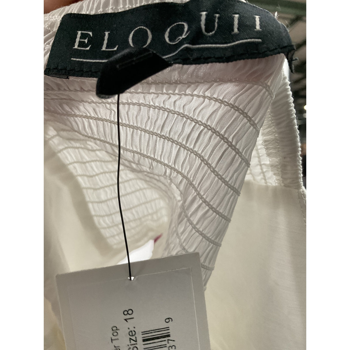 ELOQUII White Cotton Blouse - Women's Size 18