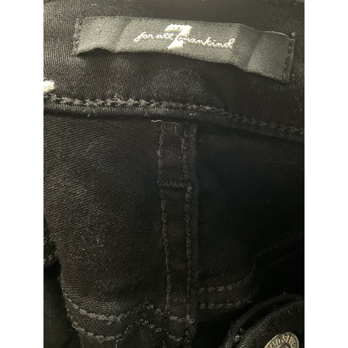 7 For All Mankind Black Ankle Pants  Size 26