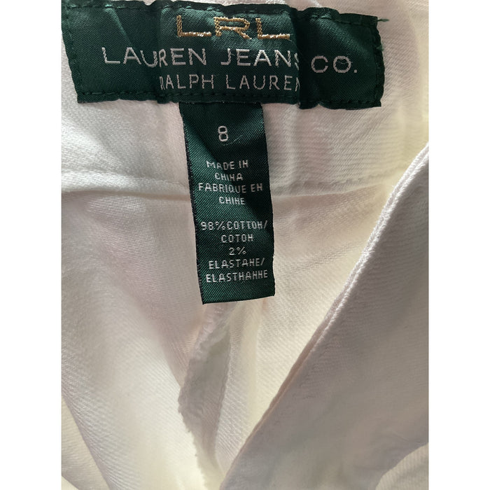 Lauren by Ralph Lauren White Capri Pants