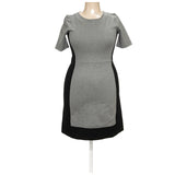 J. Crew Gray Midi Sheath Dress, Size 12