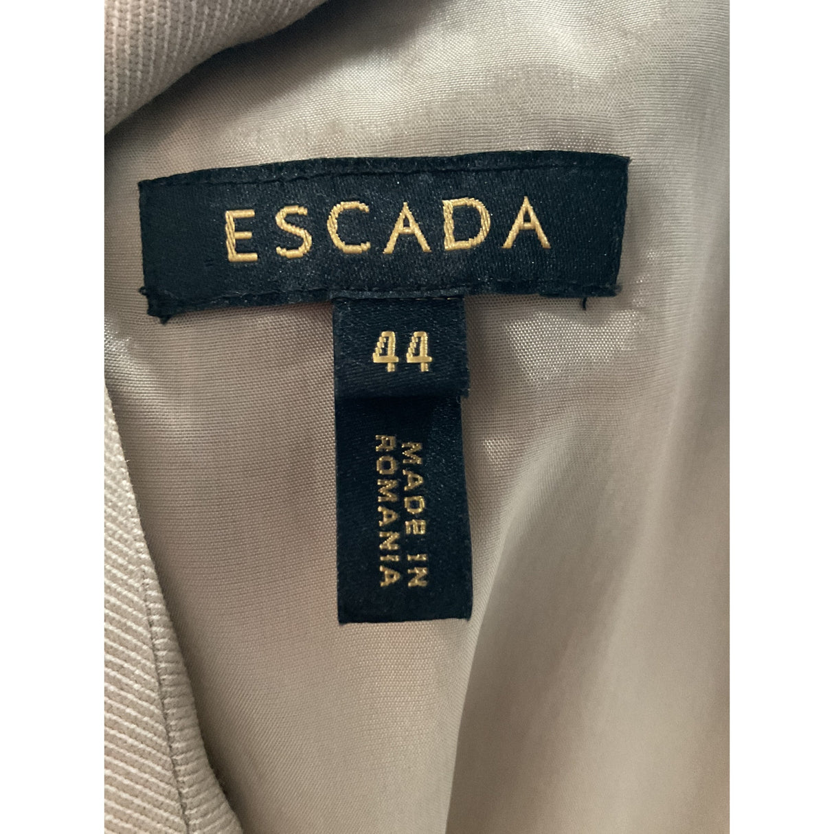 ESCADA Beige Shirt Dress - Size 44