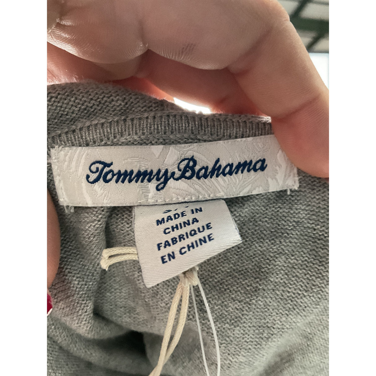 Tommy Bahama Gray Cotton Casual Top - Men's s/p