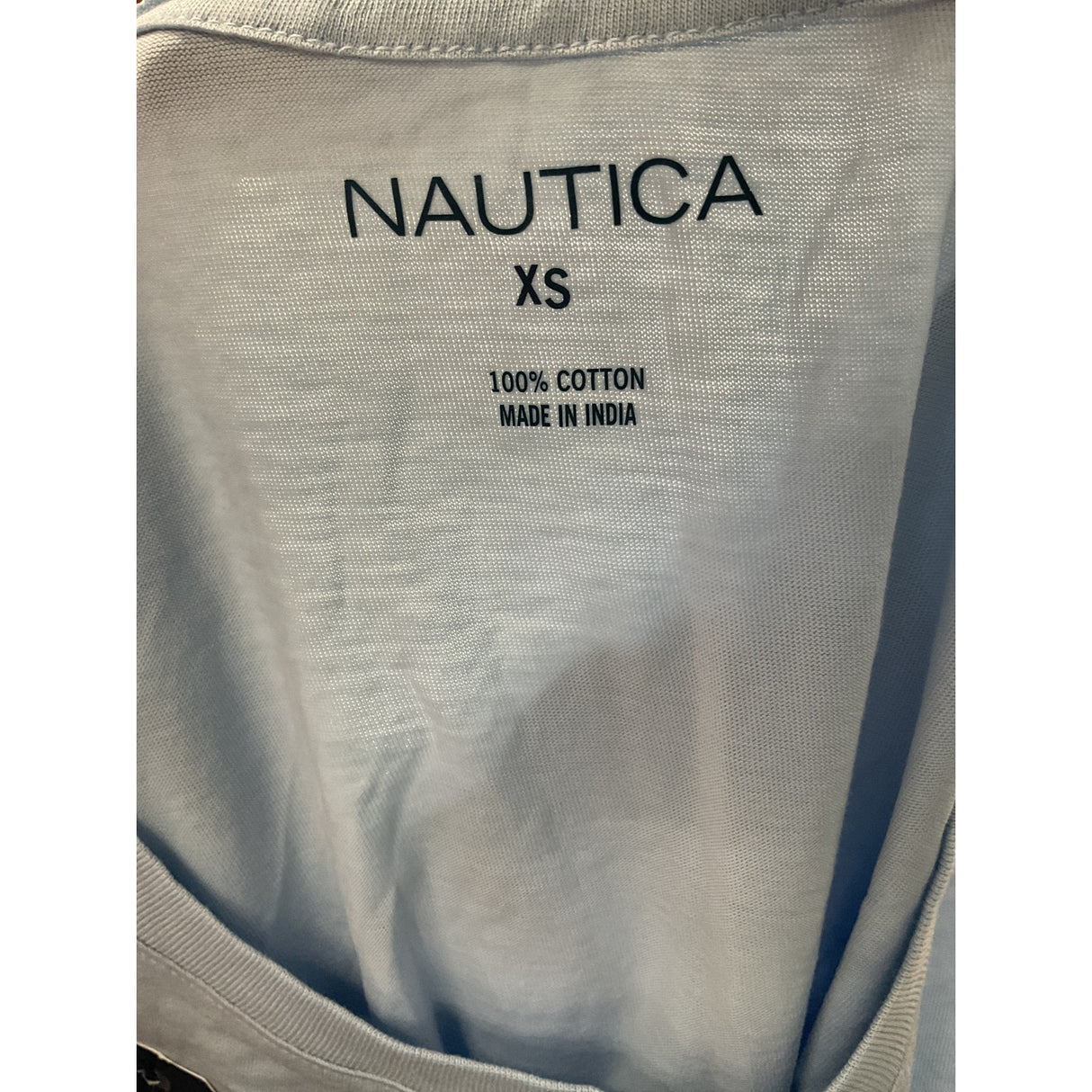 Nautica Blue Canvas Blouse - XS