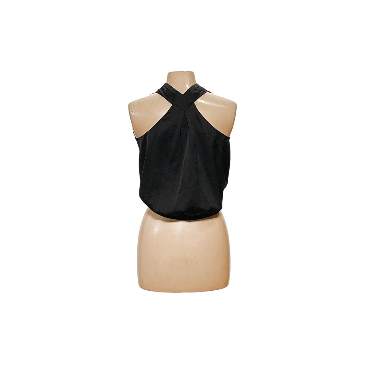 Express Black Satin Blouse