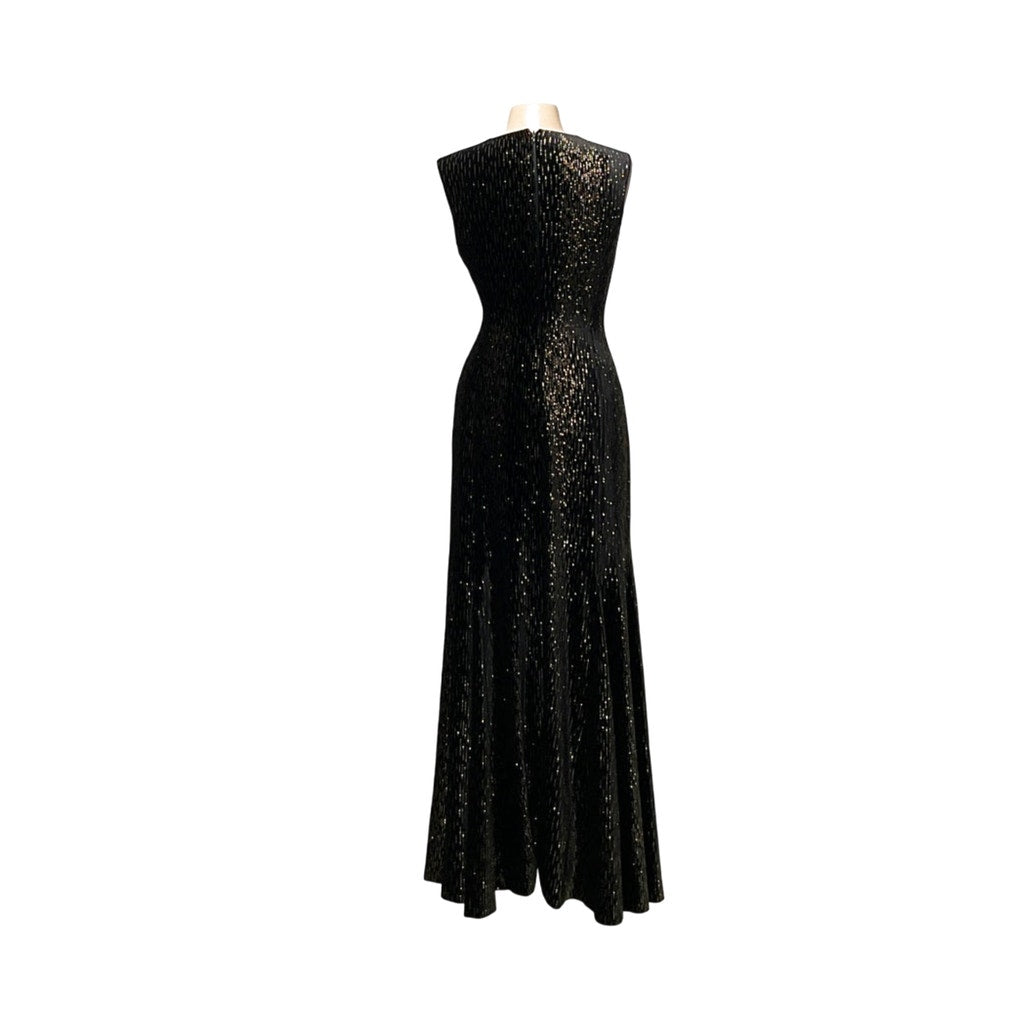 Tahari Black Maxi Dress Size 4