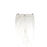 Chico's White Corduroy Straight Pants Size 1