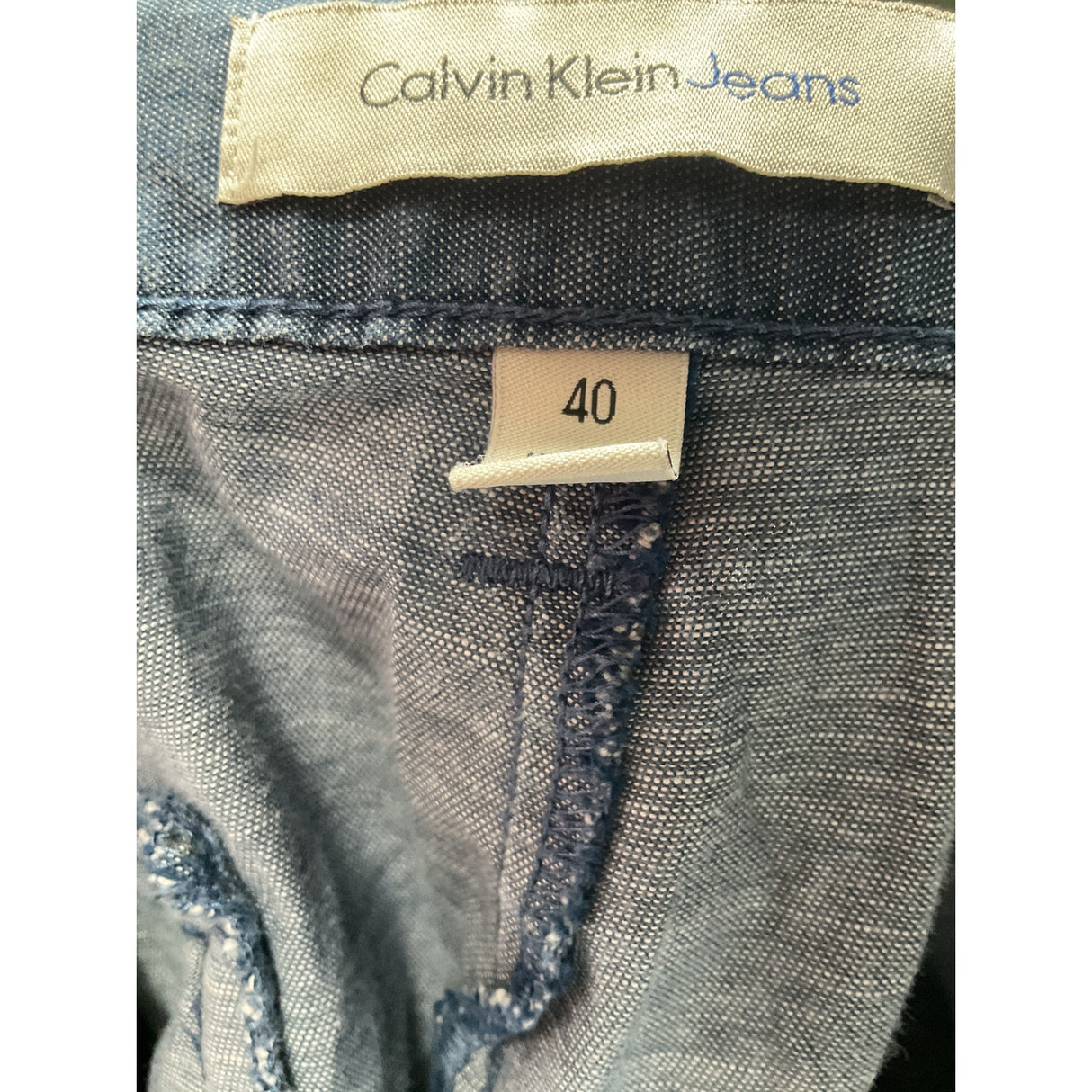 Calvin Klein Blue Bermuda Shorts Men's 40