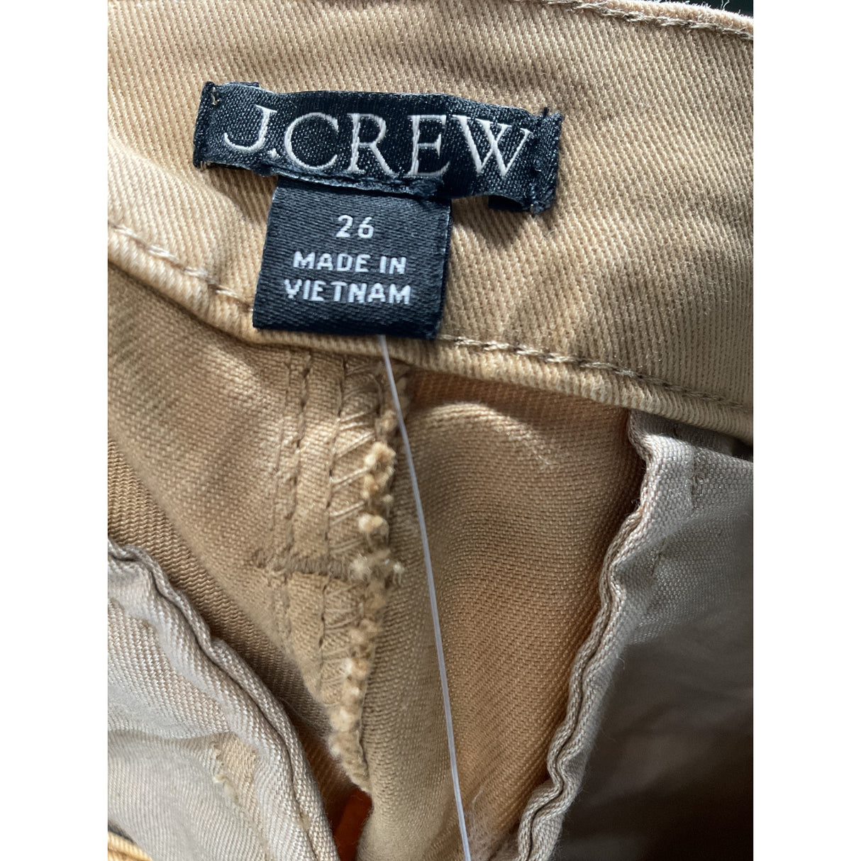 J. Crew Beige Cropped Twill Pants Size 26