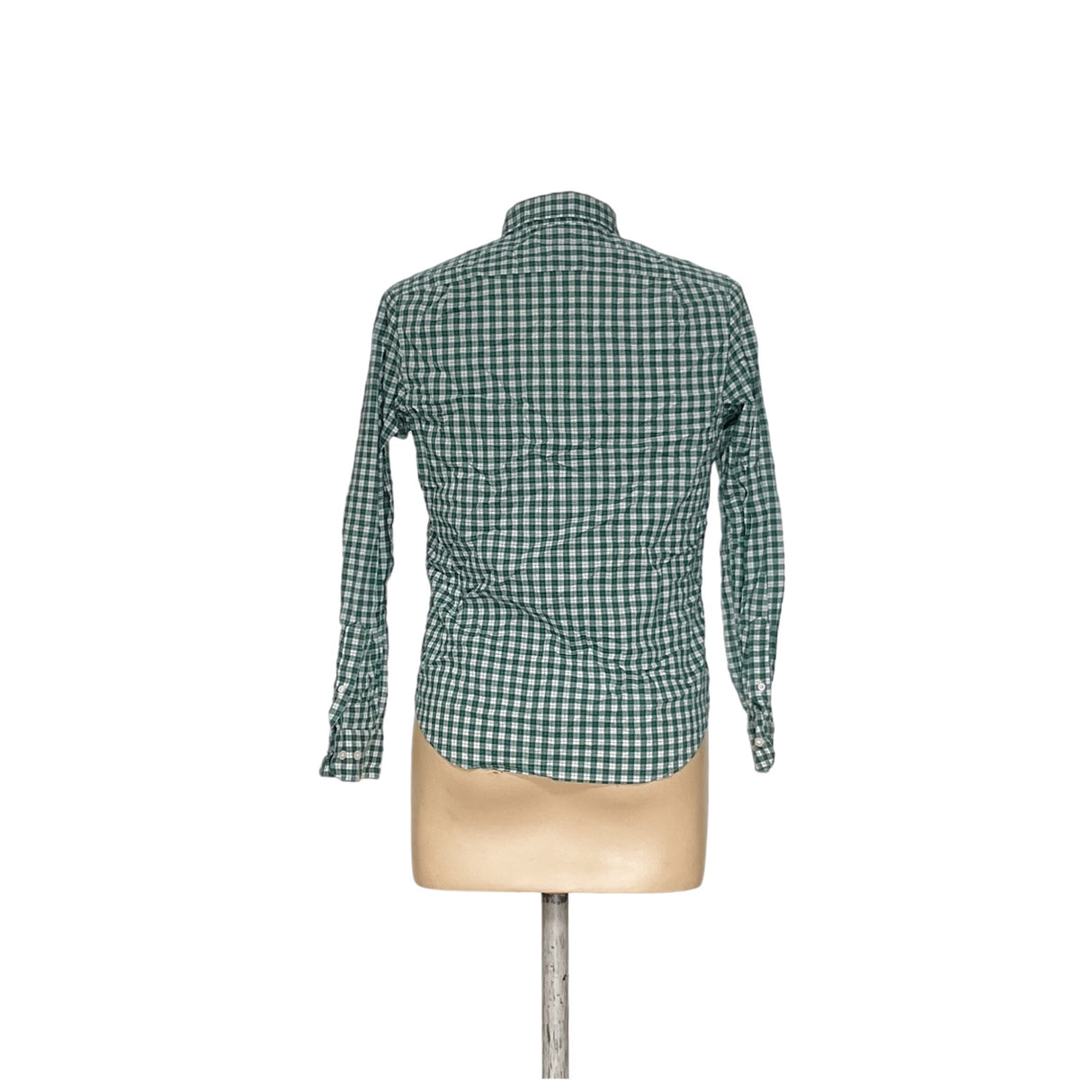 Nautica Men's Green Cotton Button-Up Shirt