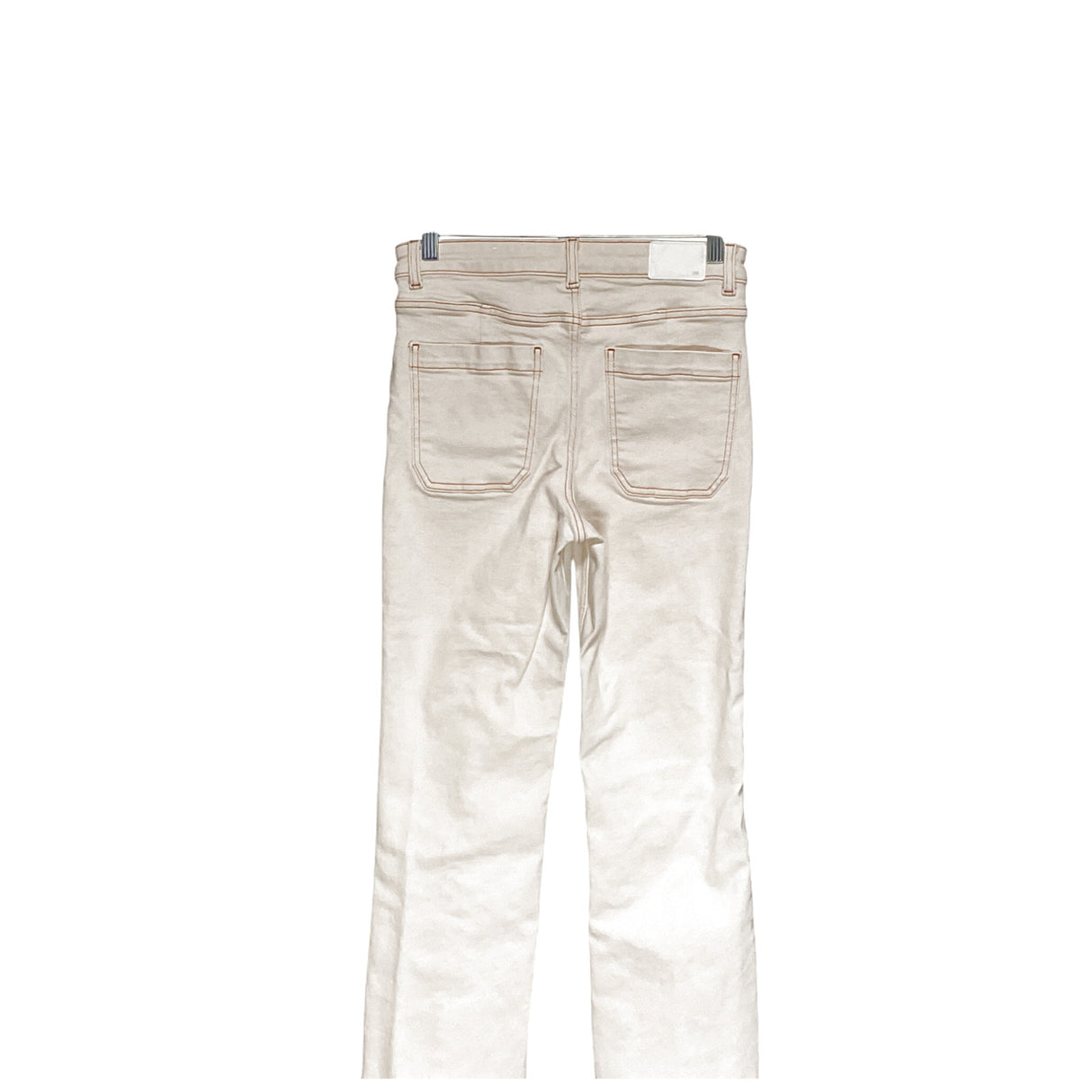 ZARA Beige Straight Jeans, Size 4