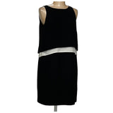 Banana Republic Black Shift Midi Dress Size 4