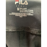 FILA Women's Black Biker Shorts