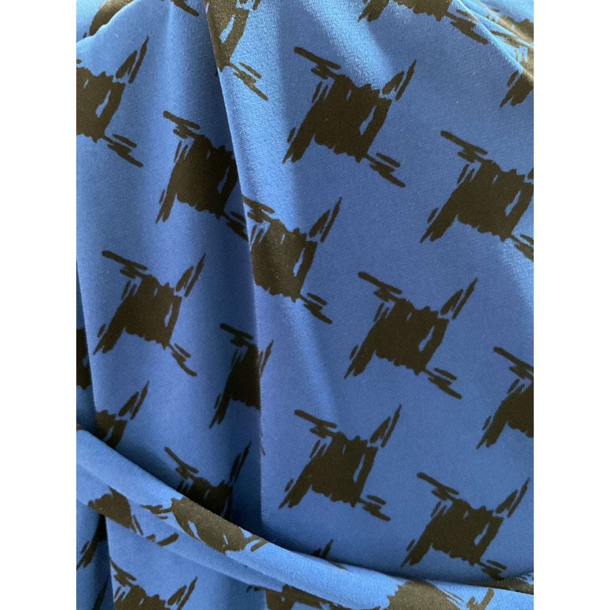 Blue Liz Claiborne Wrap Dress - Size L
