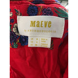 Maeve Red Wrap Dress Size 8