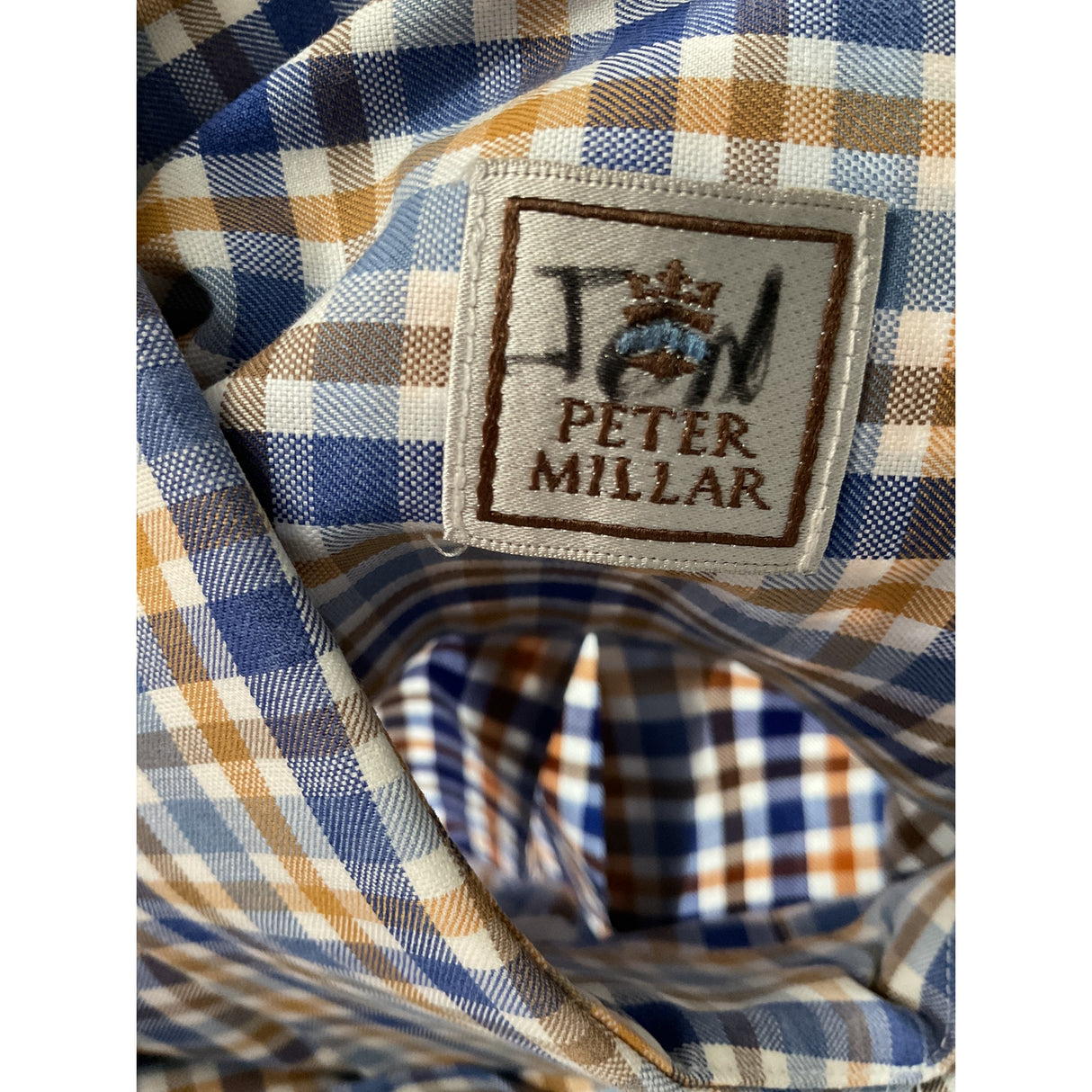 Peter Millar M Plaid Dress Shirt