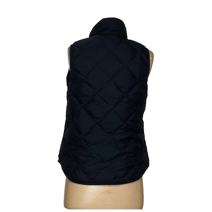 J.Crew Blue Bomber Vest - Women's Size S