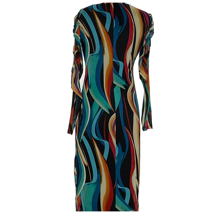 Nine West Multicolor Bodycon Midi Dress