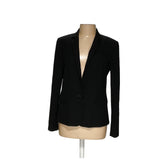 Ann Taylor Black Cotton Blazer, Size 10