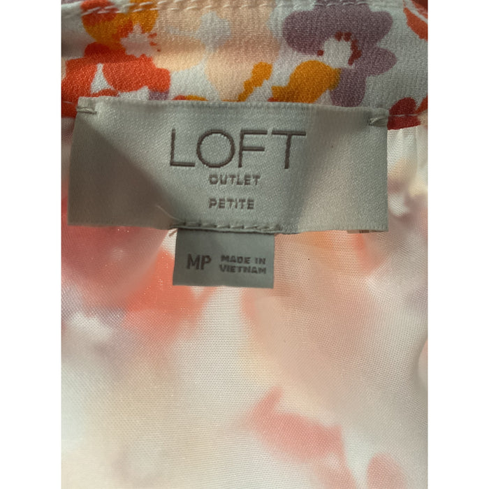 LOFT Multicolor Women's Midi Shift Dress