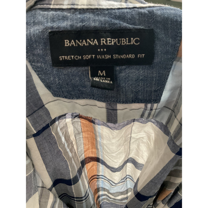 Banana Republic Men's Multicolor Button-Up Shirt