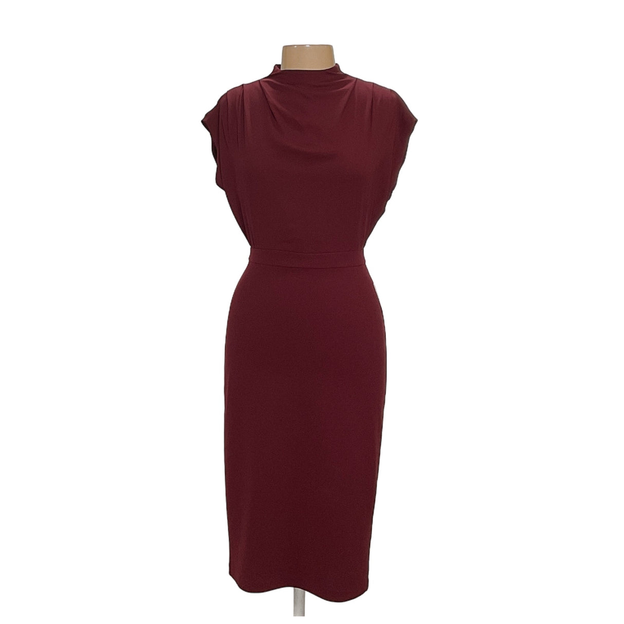 Express Red Bodycon Long Dress - Size S