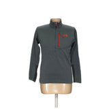 Men's TNF Gray Henley Sweatshirt - L