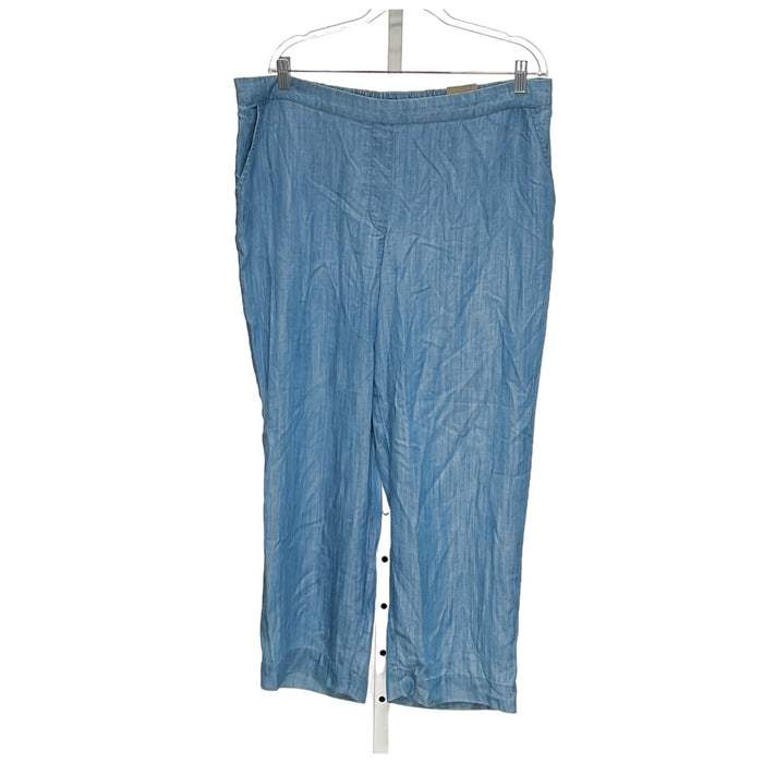 Chico's Blue Capri Pants Women's Size 2.5