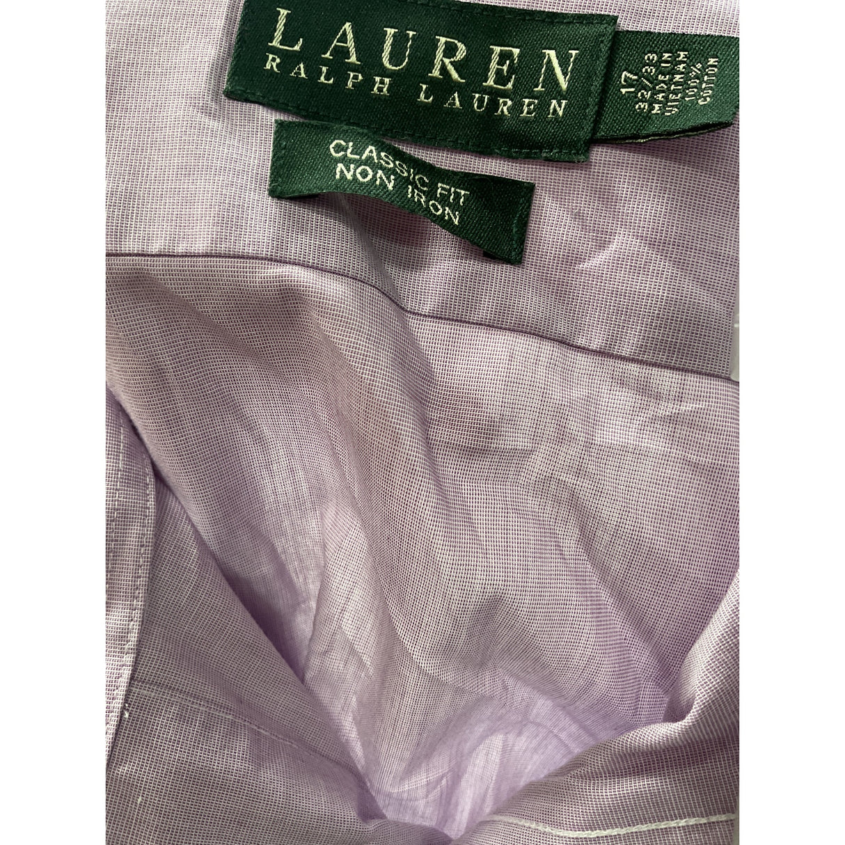 Ralph Lauren Purple Men's Button-Up XL Shirt