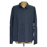 Wrangler Men's Blue Button-Up Shirt