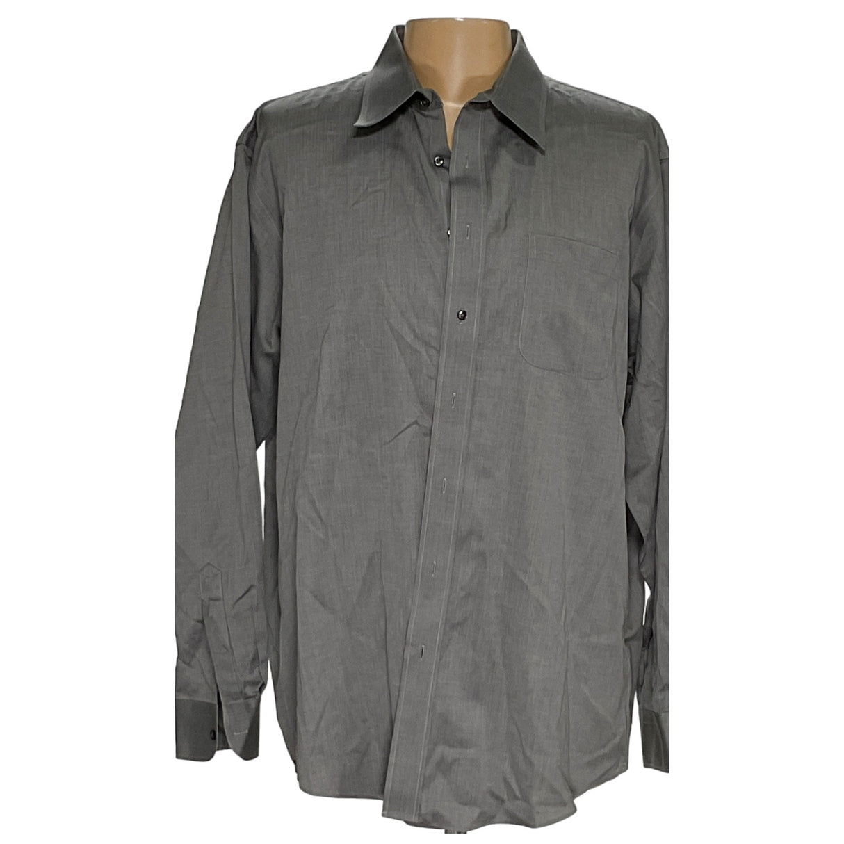 Nordstrom Gray Button-Up Casual Shirt