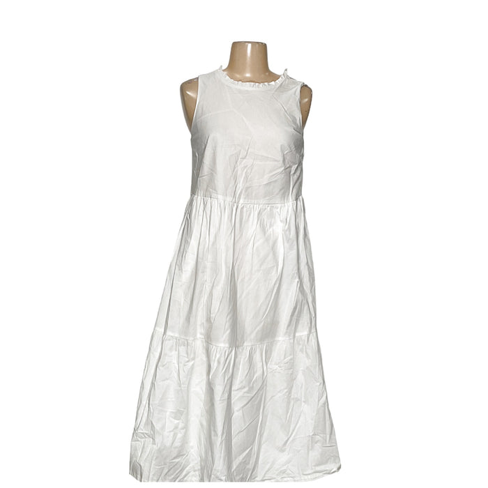 J. CREW White Shift Dress