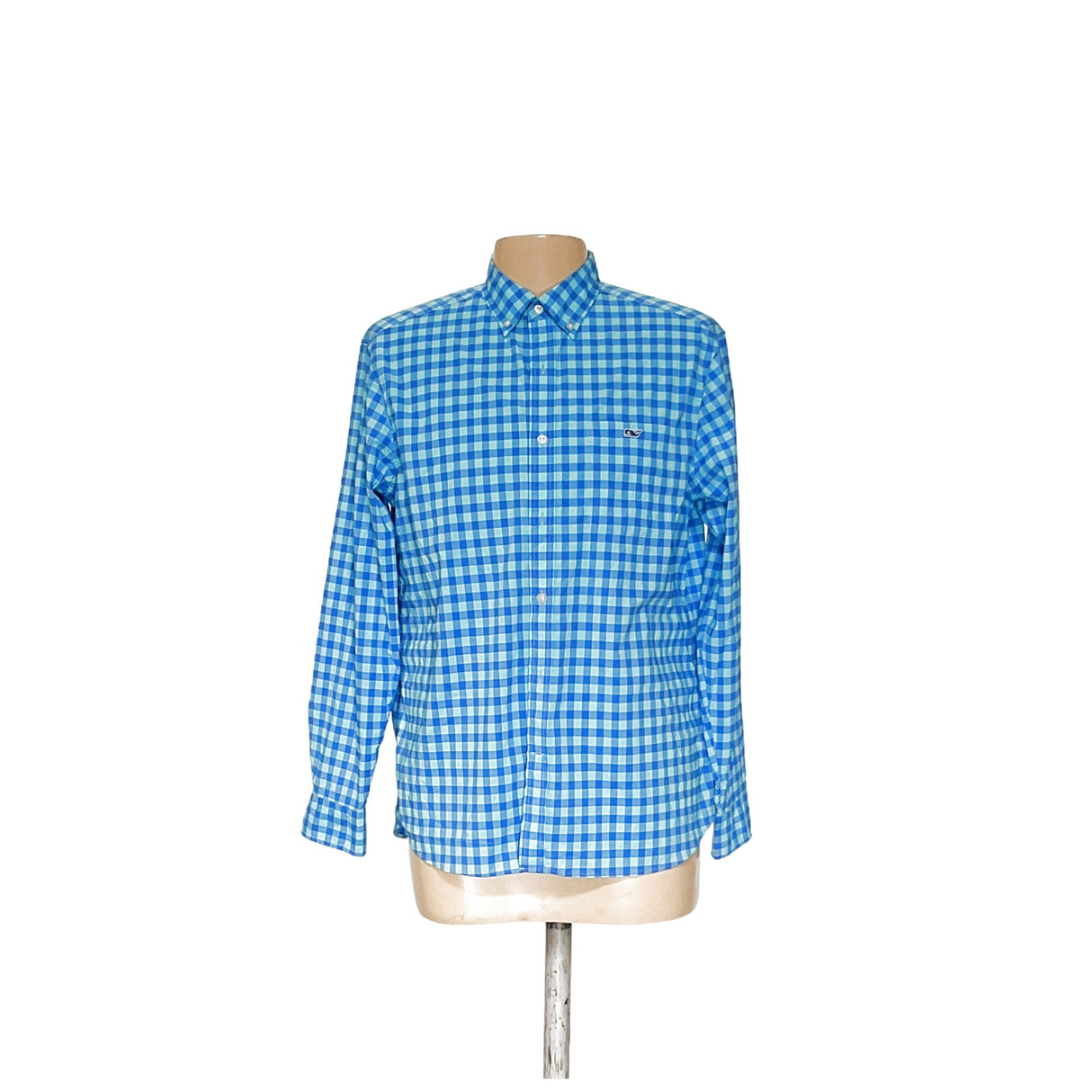 Vineyard Vines Men's Blue Button-Up Shirt