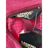 Lands' End Pink Plus Size Jacket XXL