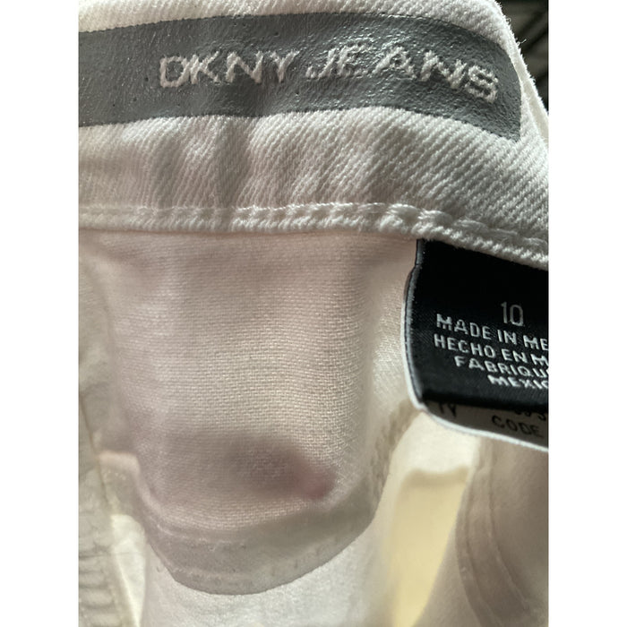 DKNY White Women's Bermuda Shorts Size 10