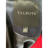 Talbots Blue Cotton Blazer - Women's L