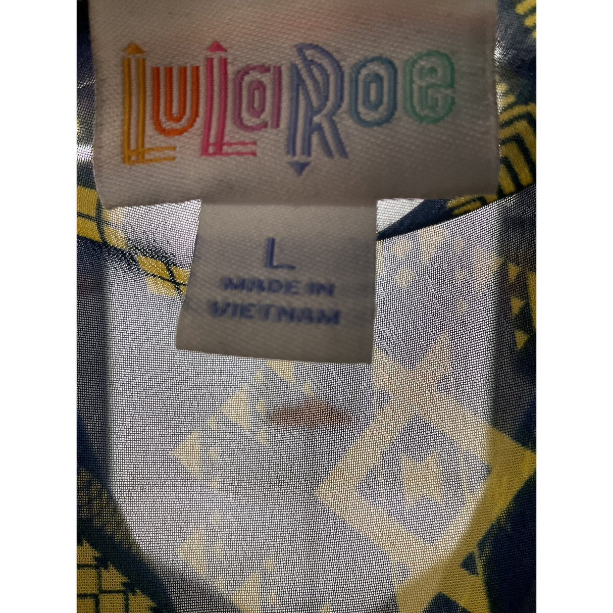 Lularoe Cover Up - Multicolor Graphic Print