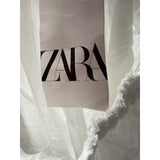 ZARA White A-Line Skirt