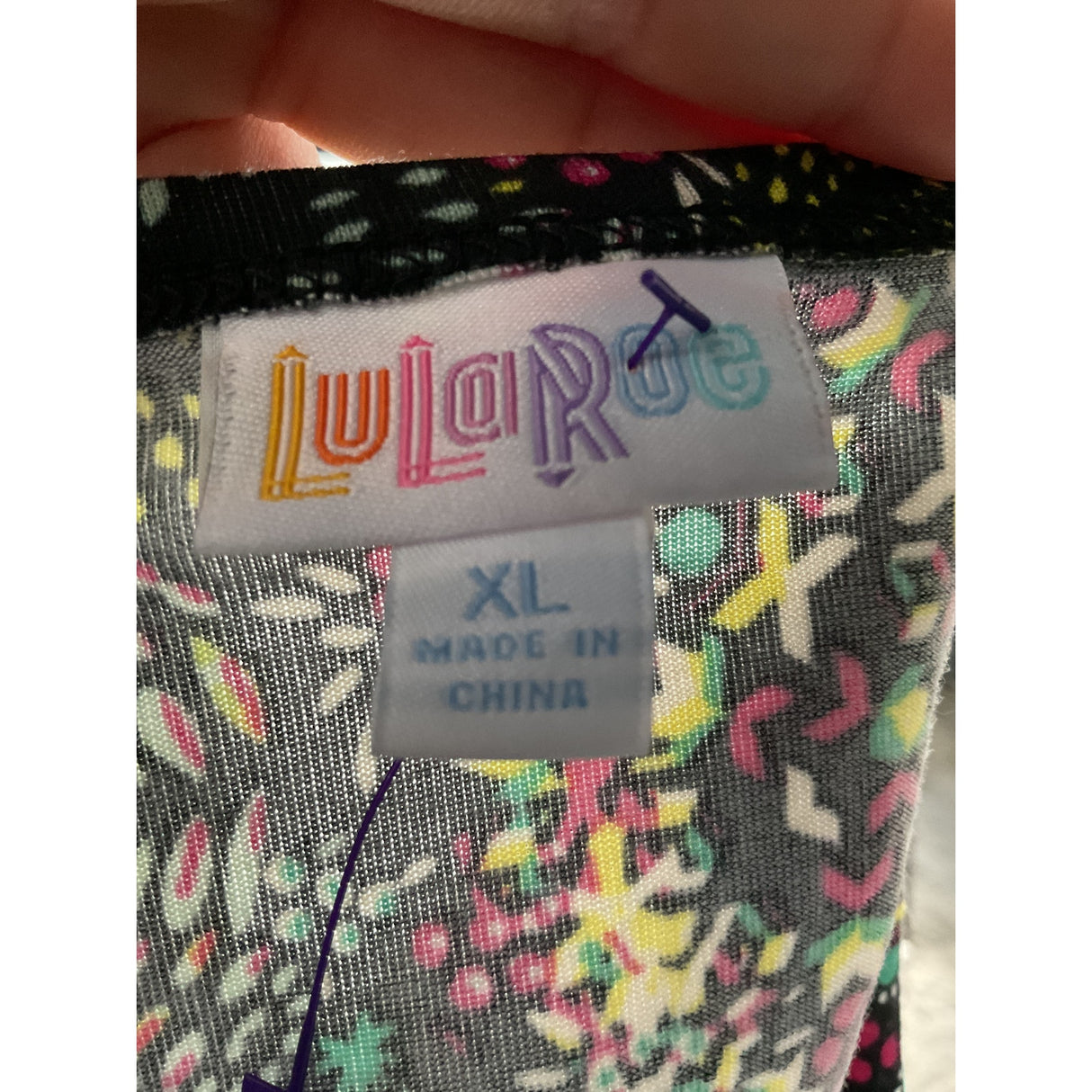 Lularoe Multicolor A-Line Midi Dress XL