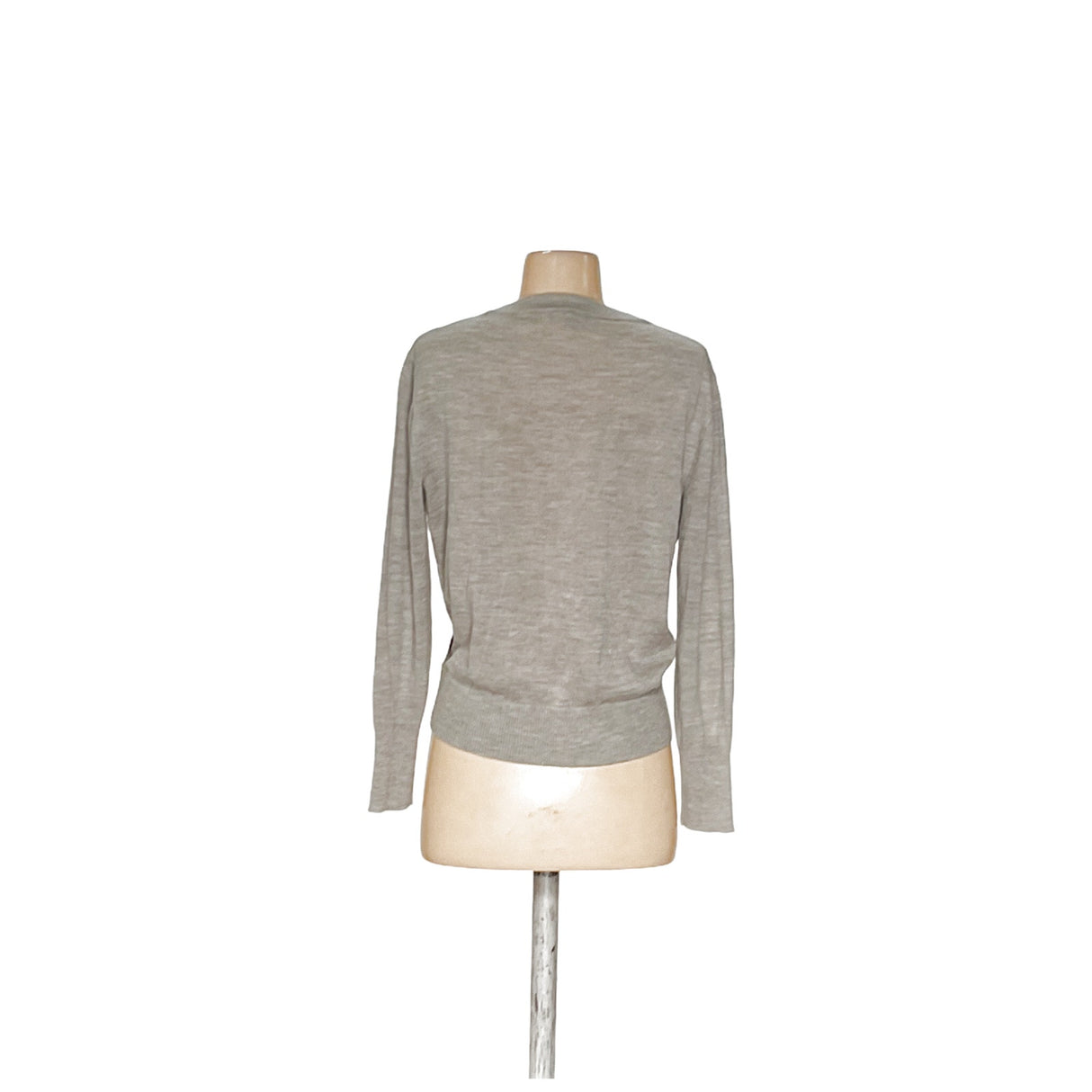 J. Crew Gray 100% Merino Wool Blouse in Size S