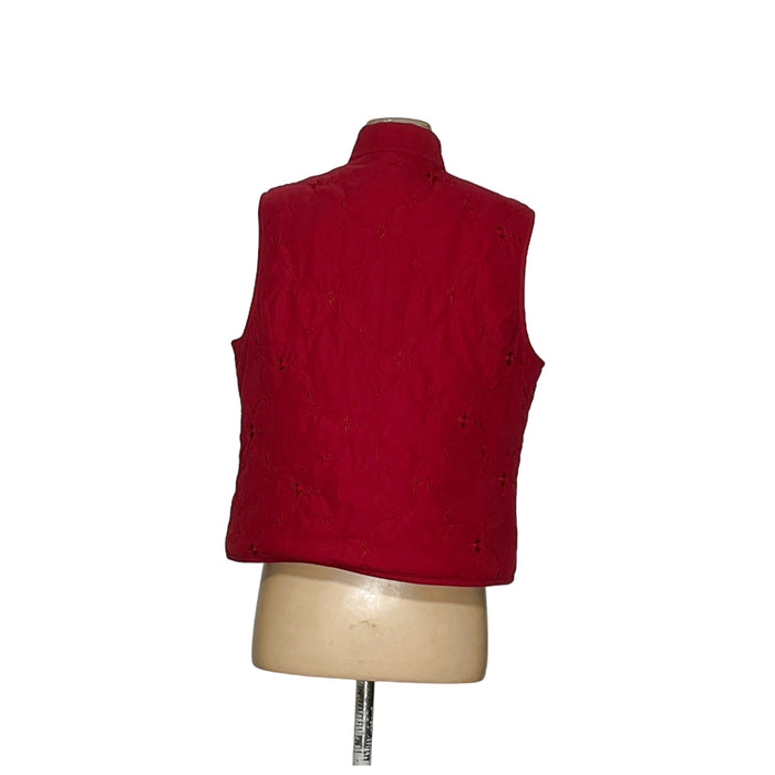 Talbots Red Vest