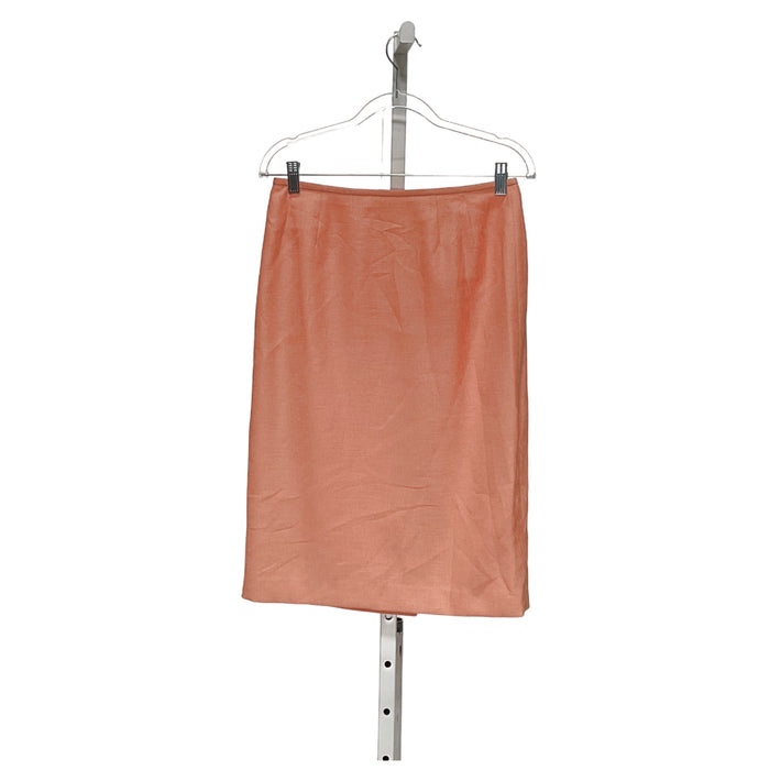 Le Suit Women's Orange A-Line Skirt