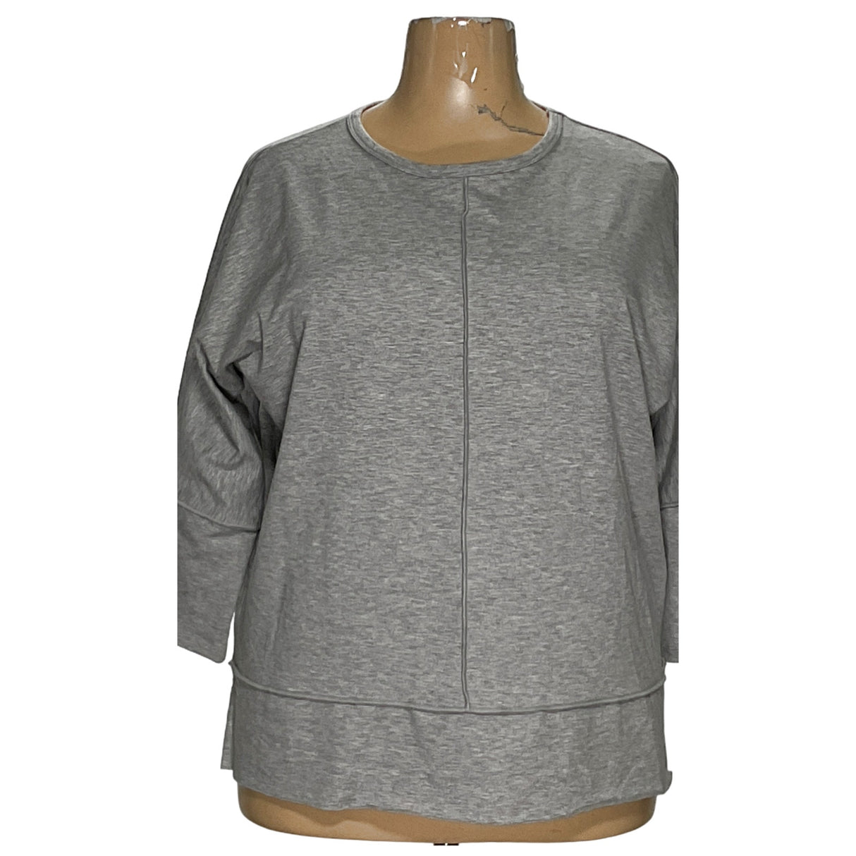 Spanx Gray Plus-Size Women's Pullover Sweater XL