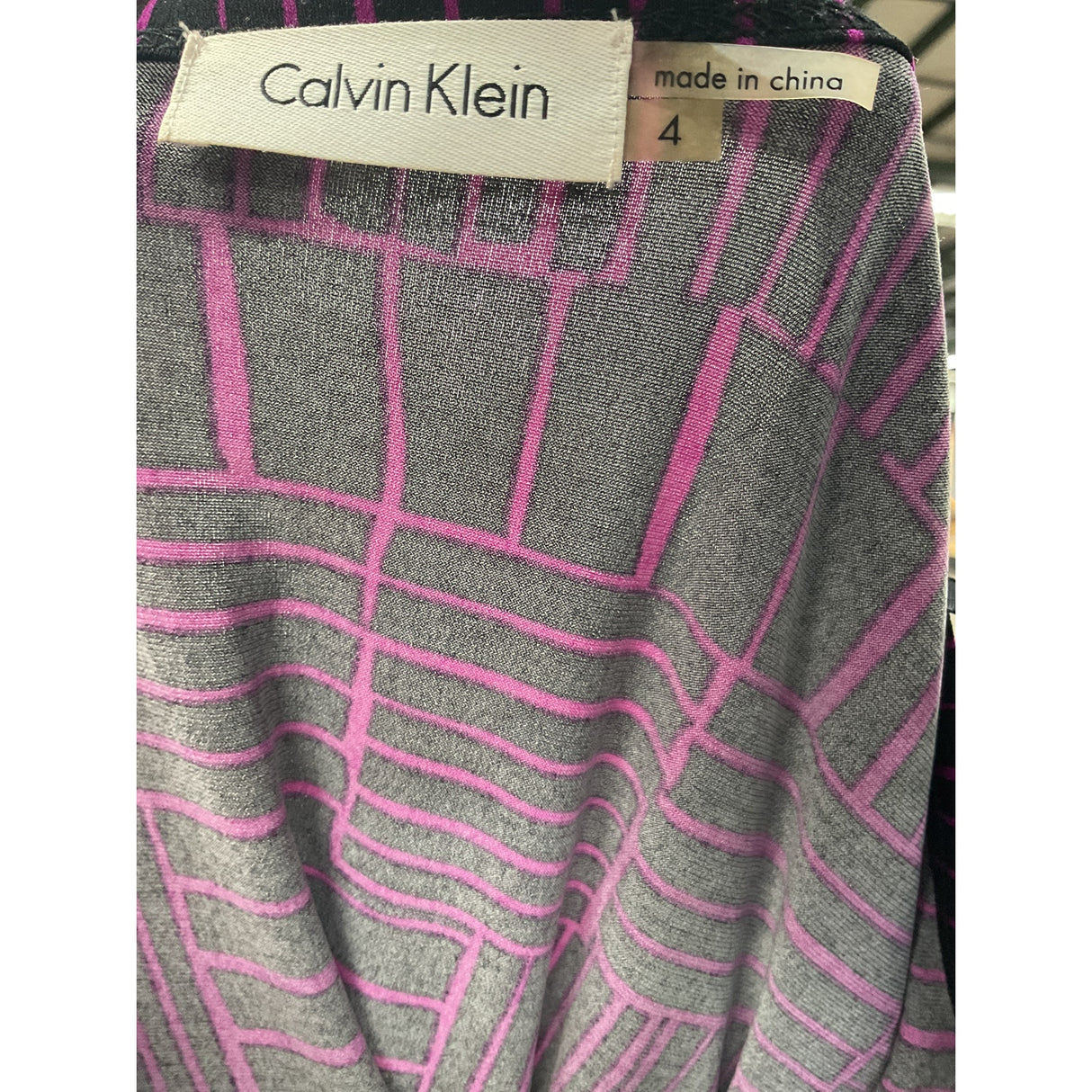 Calvin Klein Multicolor Wrap Dress