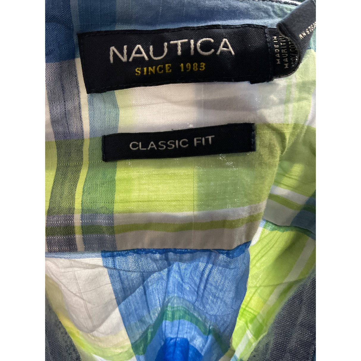 Nautica Multicolor Casual Button-Up Shirt