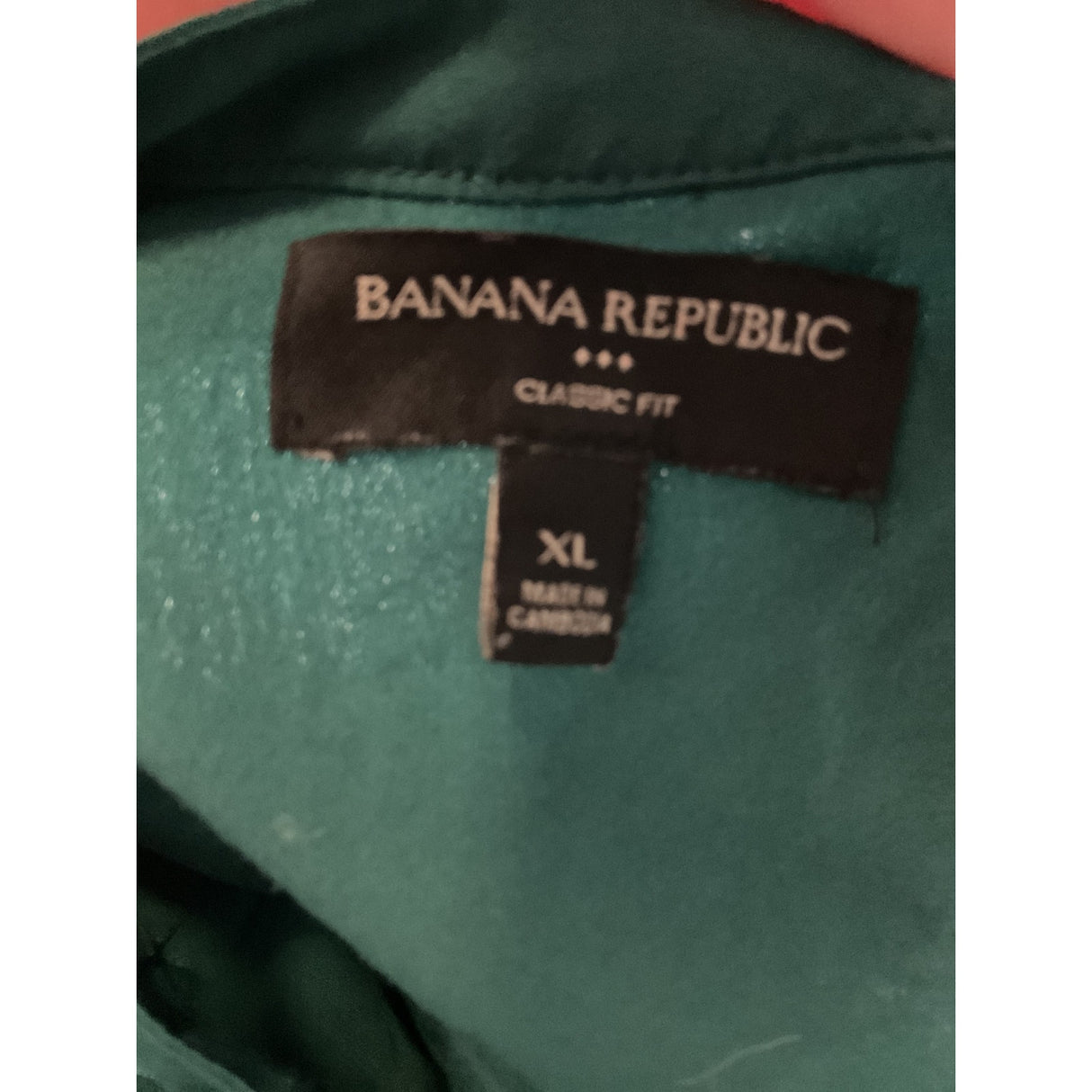 Banana Republic XL Green Button-Up Top