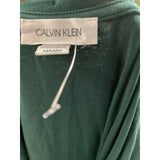 Calvin Klein Green A-Line Midi Dress