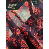 Lands' End Floral Blouson Dress XL-XXL