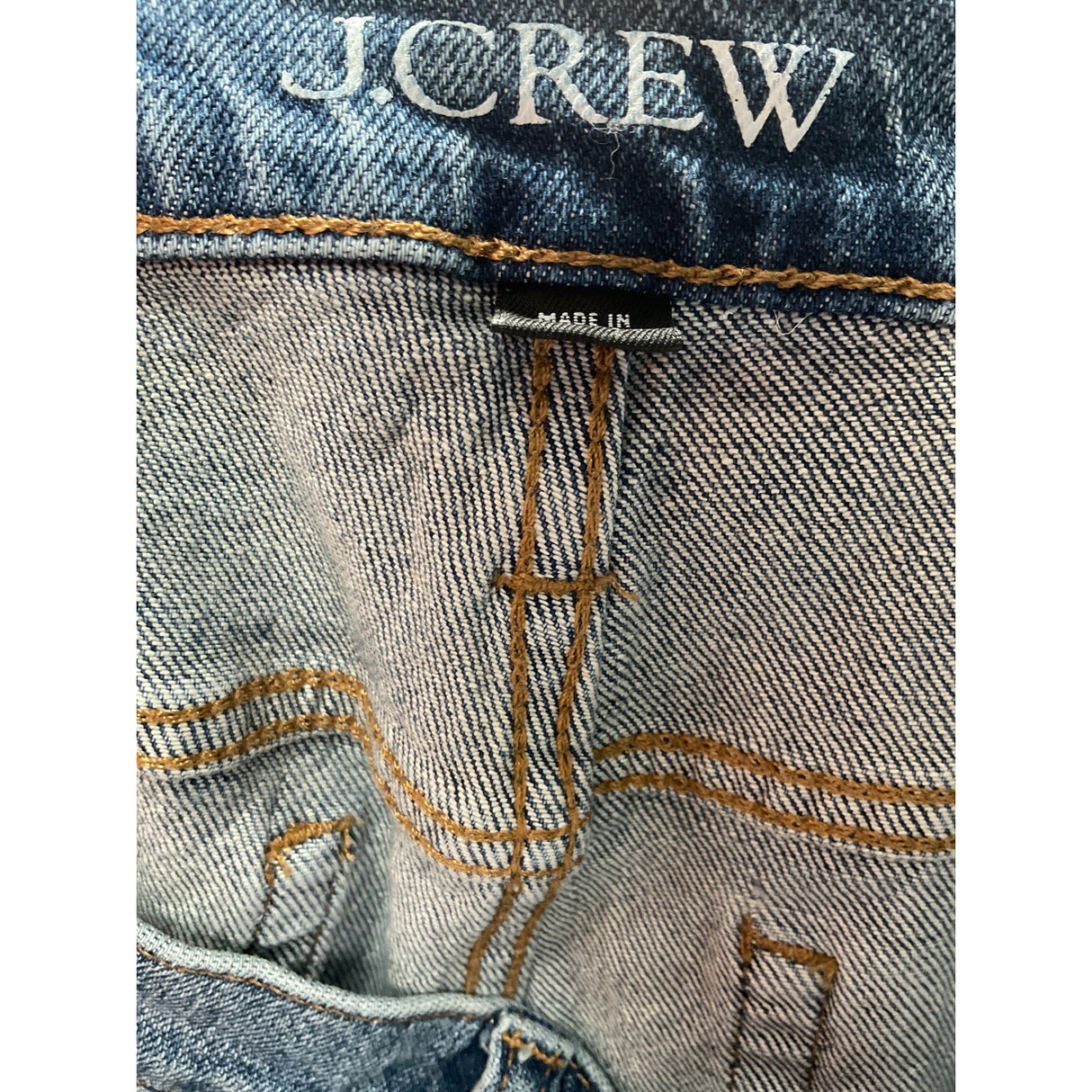 J. CREW Blue Ankle Jeans Size 27