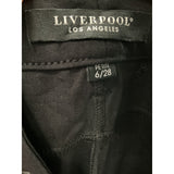 Liverpool Black Skinny Pants, Petite Size 6